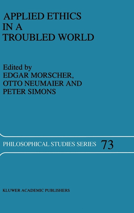 Front cover_Applied Ethics in a Troubled World