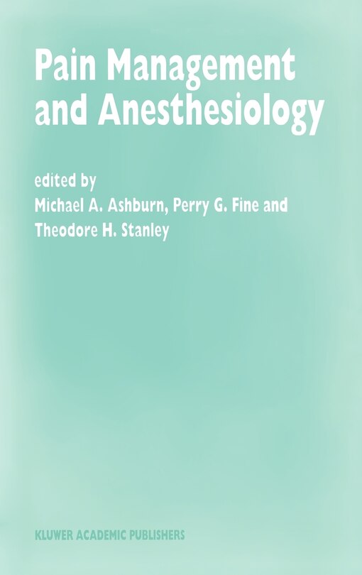Front cover_Pain Management and Anesthesiology