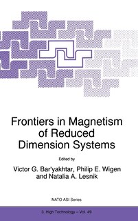 Front cover_Frontiers in Magnetism of Reduced Dimension Systems