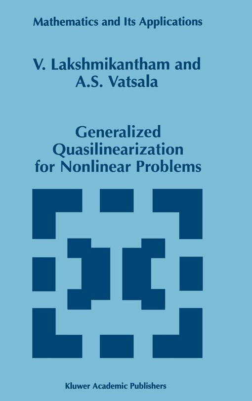 Front cover_Generalized Quasilinearization for Nonlinear Problems