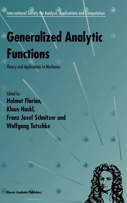 Front cover_Generalized Analytic Functions