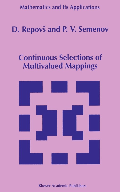 Front cover_Continuous Selections of Multivalued Mappings