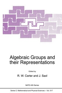 Couverture_Algebraic Groups And Their Representations