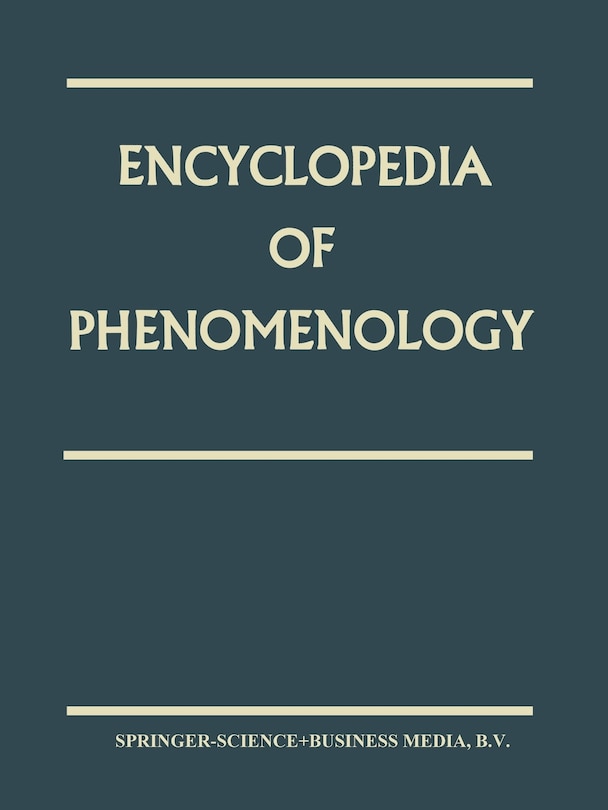 Front cover_Encyclopedia of Phenomenology