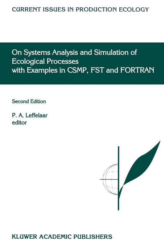 Front cover_On Systems Analysis And Simulation Of Ecological Processes With Examples In Csmp, Fst And Fortran