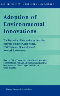 Couverture_Adoption of Environmental Innovations