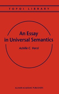 Front cover_An Essay in Universal Semantics