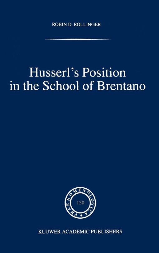 Couverture_Husserl's Position in the School of Brentano