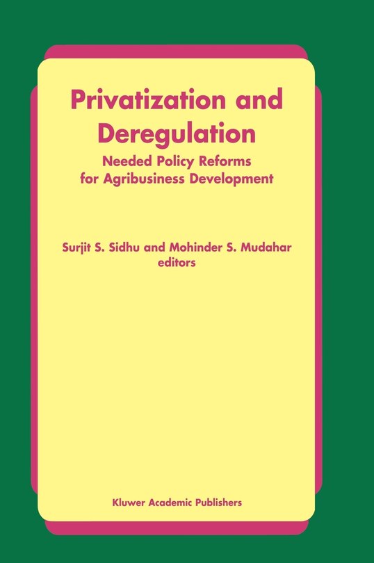 Front cover_Privatization and Deregulation