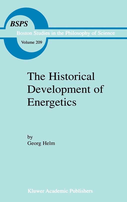 Front cover_The Historical Development of Energetics