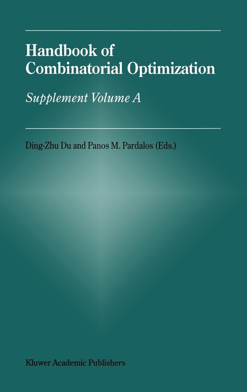 Front cover_Handbook of Combinatorial Optimization
