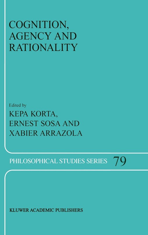 Front cover_Cognition, Agency And Rationality