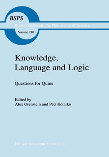 Couverture_Knowledge, Language and Logic: Questions for Quine