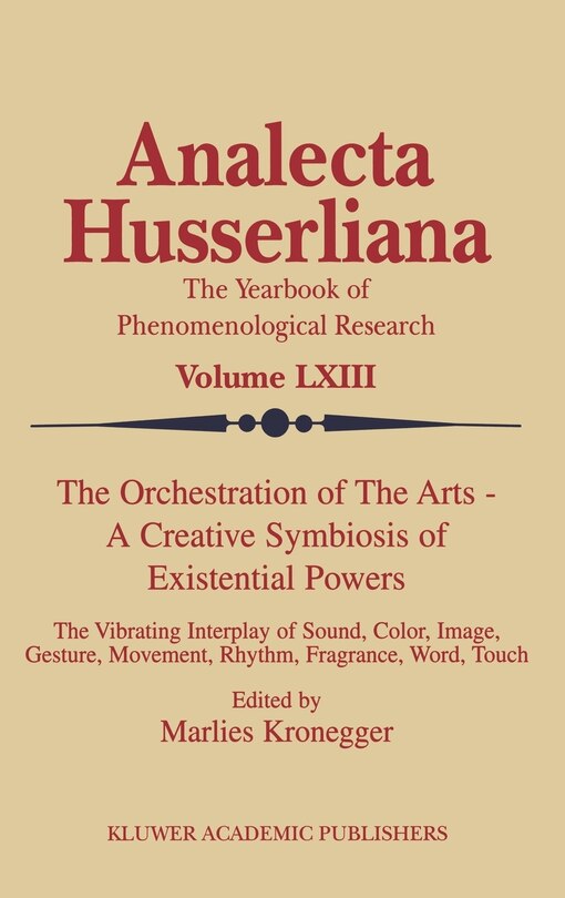 Couverture_The Orchestration of the Arts -- A Creative Symbiosis of Existential Powers