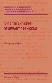 Couverture_Breadth and Depth of Semantic Lexicons