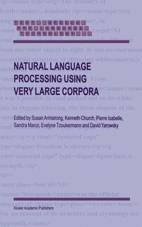 Front cover_Natural Language Processing Using Very Large Corpora