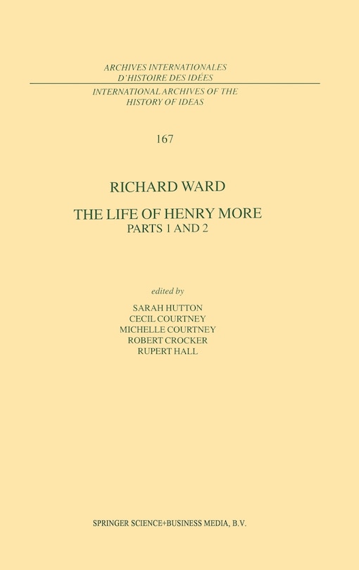 Front cover_The Life of Henry More