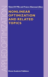 Couverture_Nonlinear Optimization and Related Topics