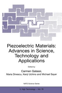 Couverture_Piezoelectric Materials: Advances in Science, Technology and Applications
