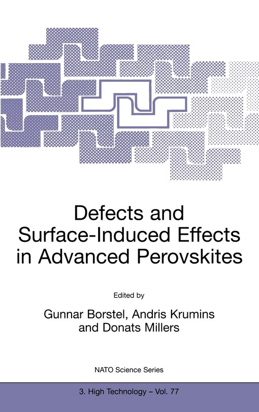 Front cover_Defects and Surface-Induced Effects in Advanced Perovskites