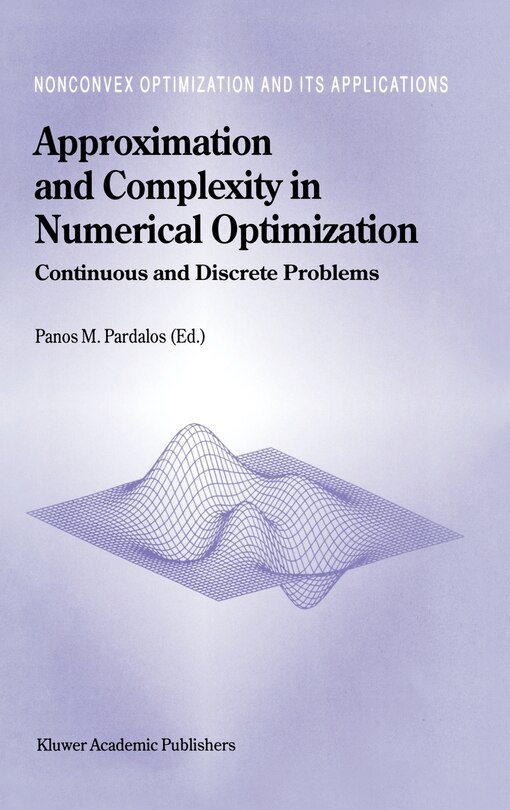 Couverture_Approximation and Complexity in Numerical Optimization