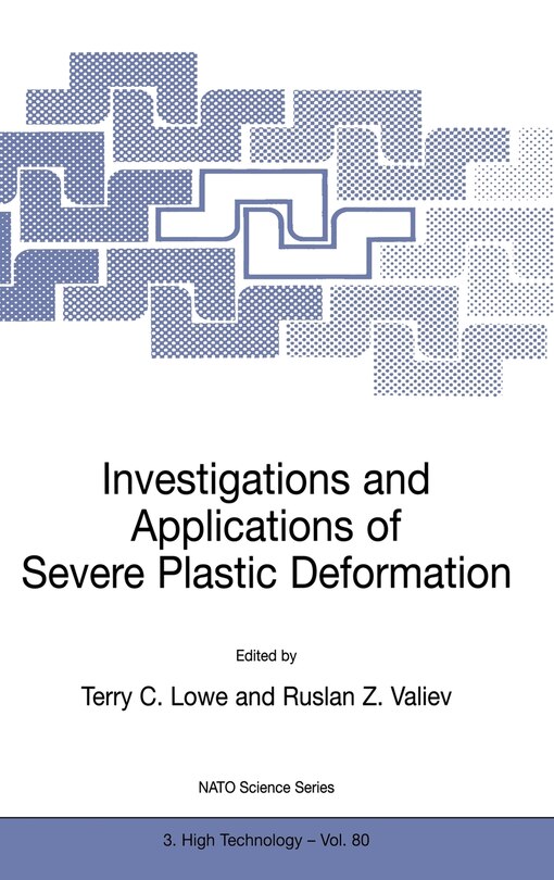 Front cover_Investigations and Applications of Severe Plastic Deformation