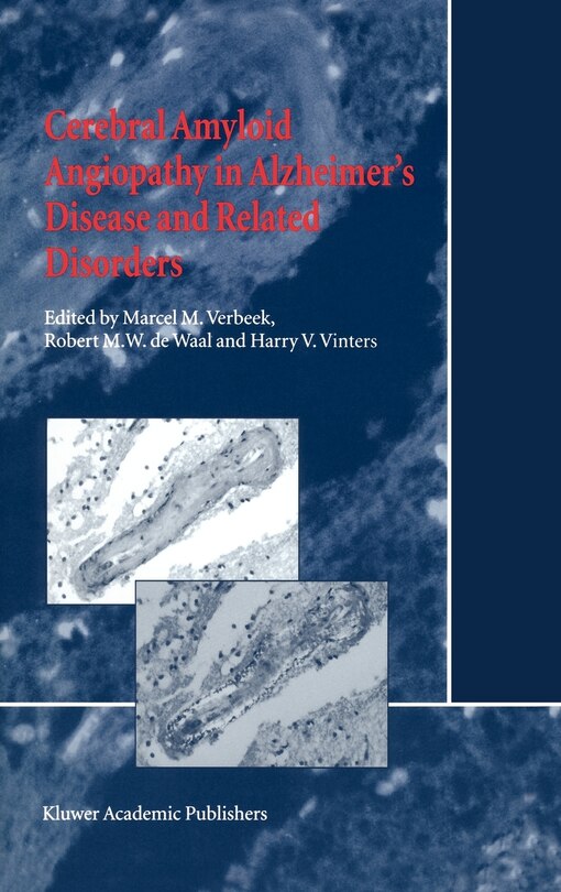 Couverture_Cerebral Amyloid Angiopathy in Alzheimer's Disease and Related Disorders