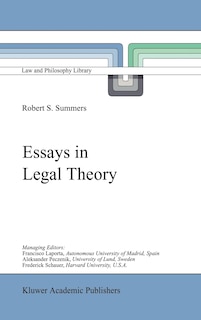 Front cover_Essays In Legal Theory