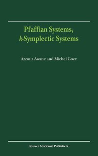 Couverture_Pfaffian Systems, k-Symplectic Systems
