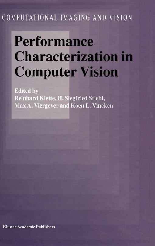 Couverture_Performance Characterization in Computer Vision