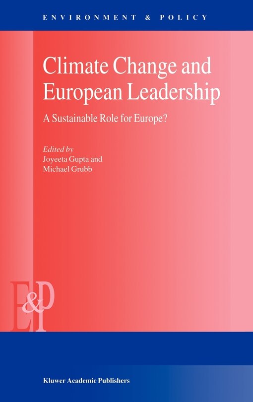 Front cover_Climate Change and European Leadership