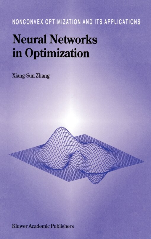 Front cover_Neural Networks in Optimization