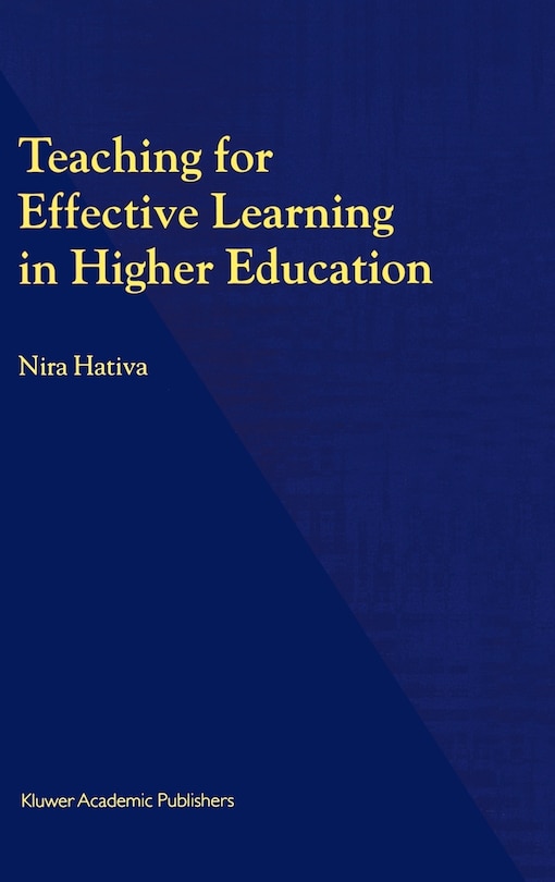 Couverture_Teaching for Effective Learning in Higher Education