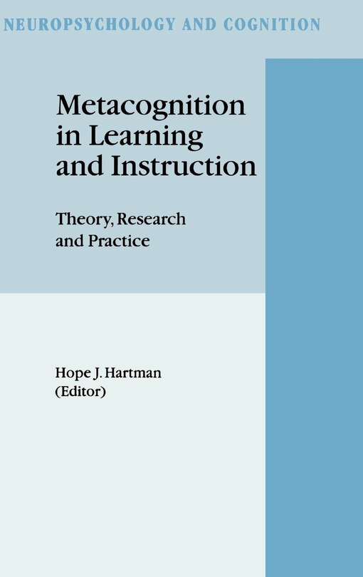 Front cover_Metacognition in Learning and Instruction