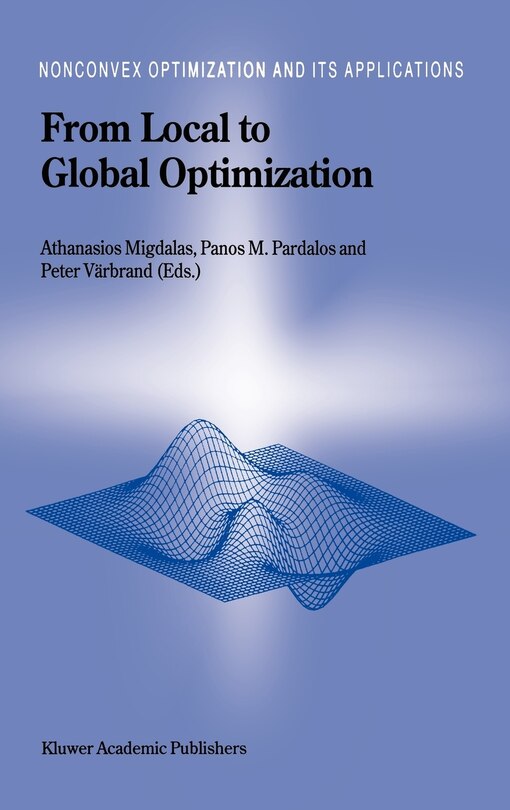 Front cover_From Local to Global Optimization