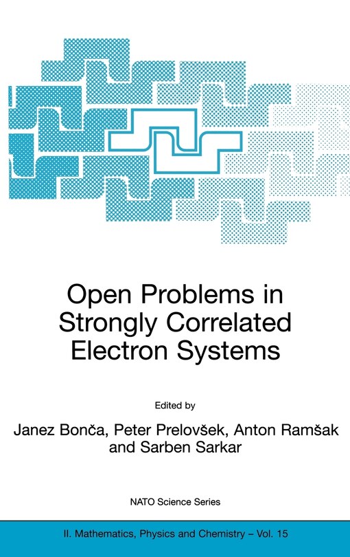 Front cover_Open Problems in Strongly Correlated Electron Systems