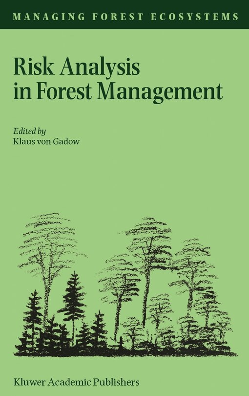 Front cover_Risk Analysis in Forest Management