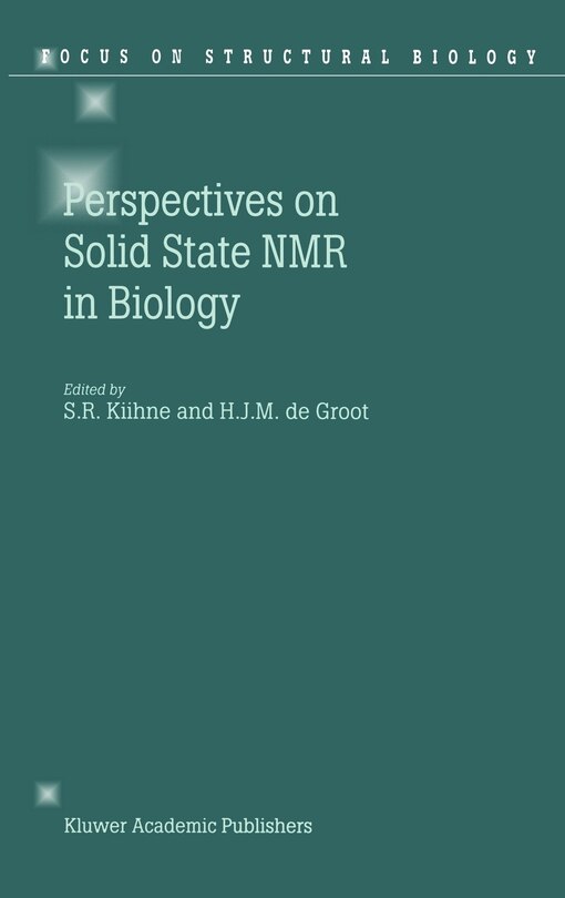 Front cover_Perspectives on Solid State NMR in Biology