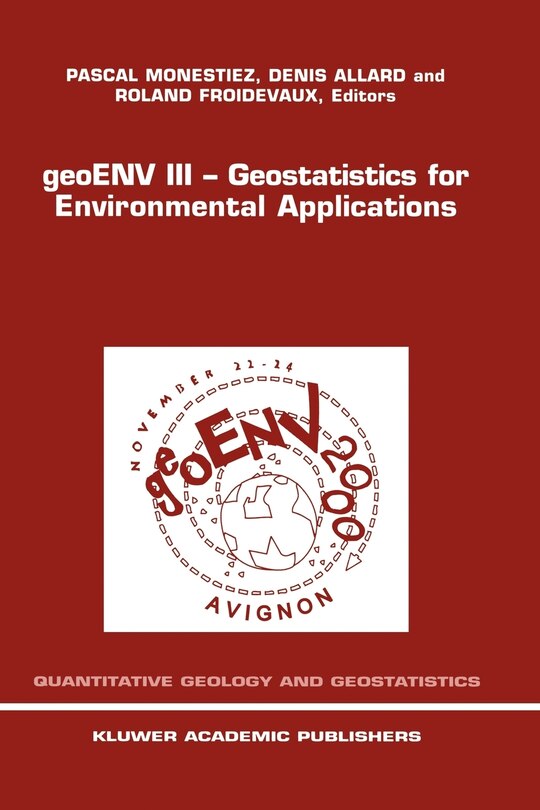Front cover_geoENV III - Geostatistics for Environmental Applications