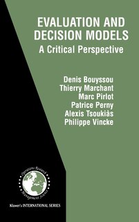 Front cover_Evaluation And Decision Models