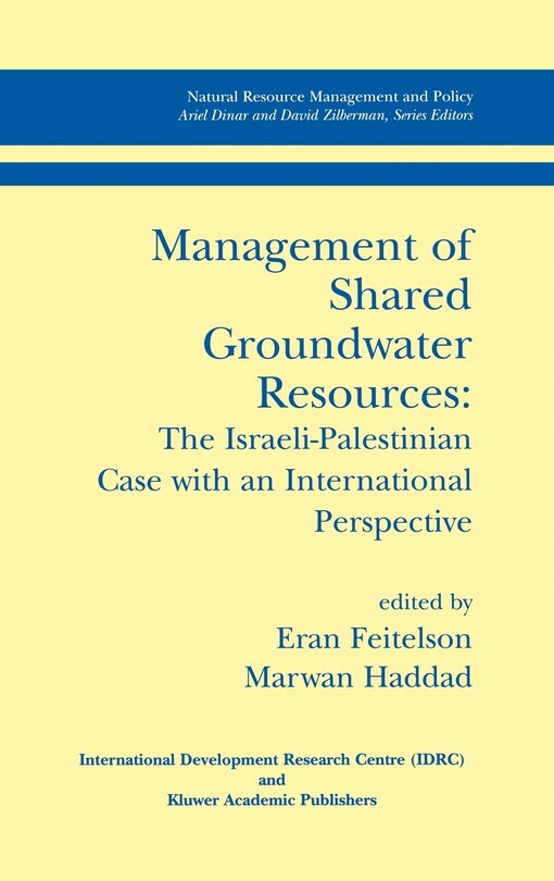 Couverture_Management of Shared Groundwater Resources