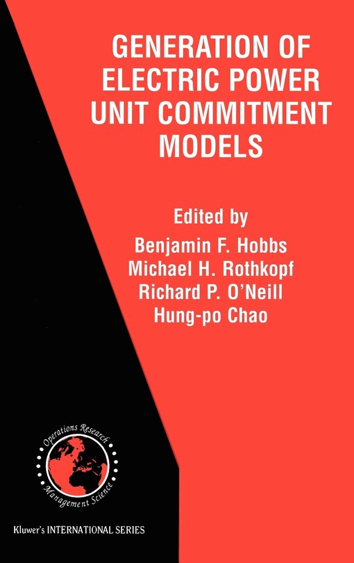 Front cover_The Next Generation of Electric Power Unit Commitment Models