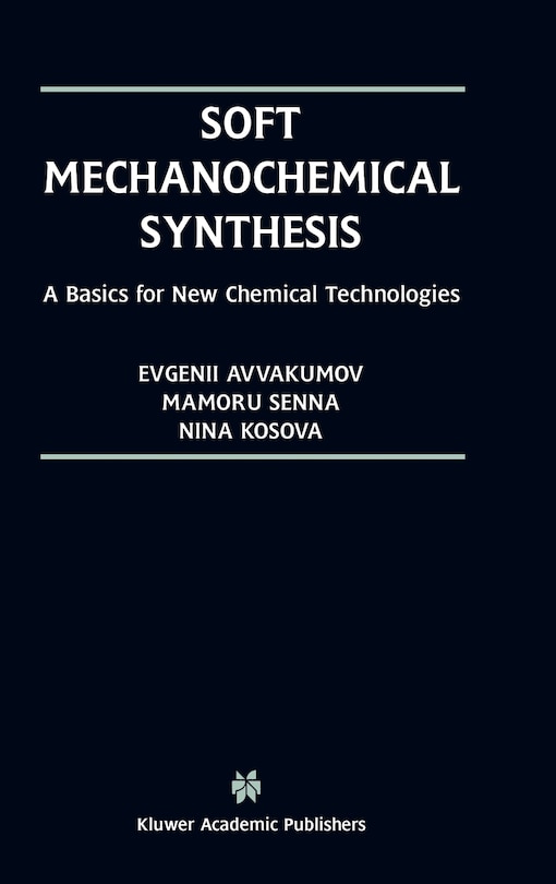 Front cover_Soft Mechanochemical Synthesis