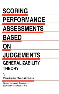 Couverture_Scoring Performance Assessments Based on Judgements