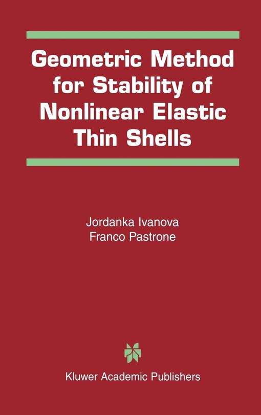 Front cover_Geometric Method for Stability of Non-Linear Elastic Thin Shells