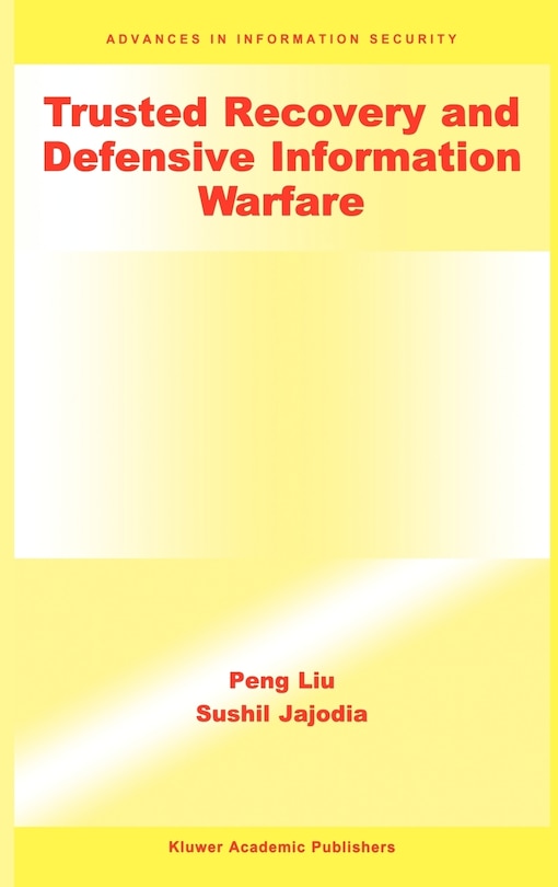 Front cover_Trusted Recovery And Defensive Information Warfare