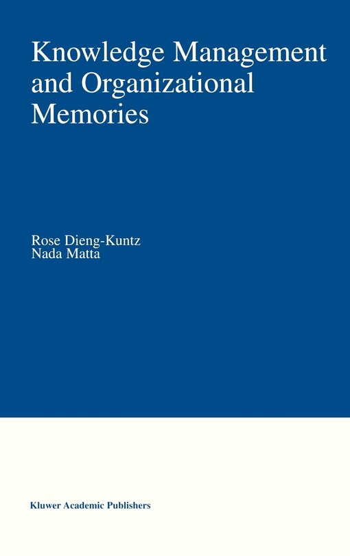 Front cover_Knowledge Management And Organizational Memories