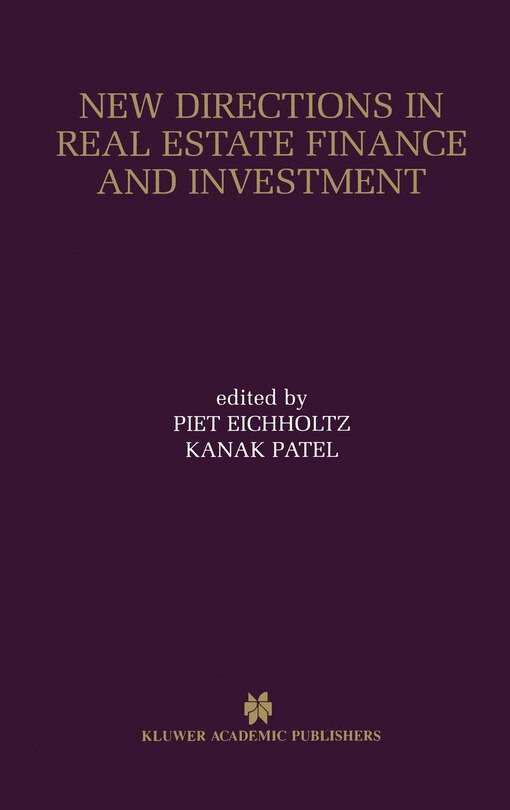Front cover_New Directions in Real Estate Finance and Investment