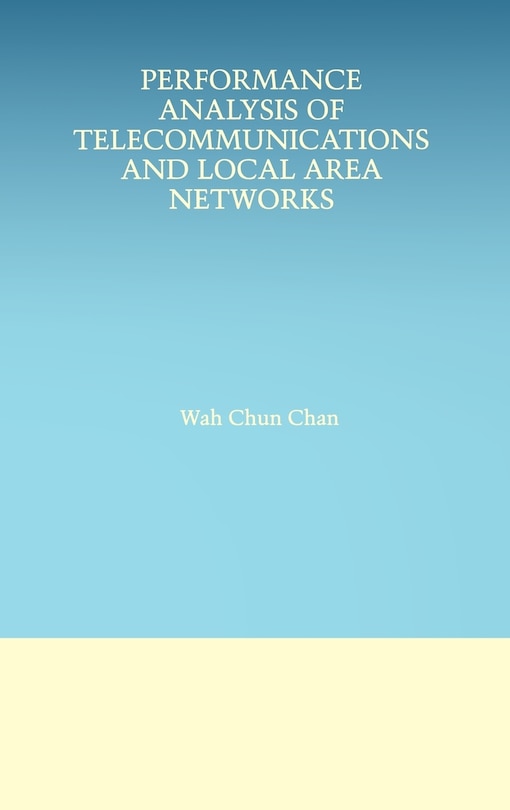Front cover_Performance Analysis of Telecommunications and Local Area Networks