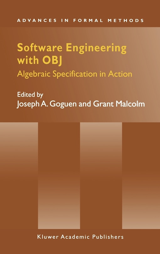 Front cover_Software Engineering With OBJ